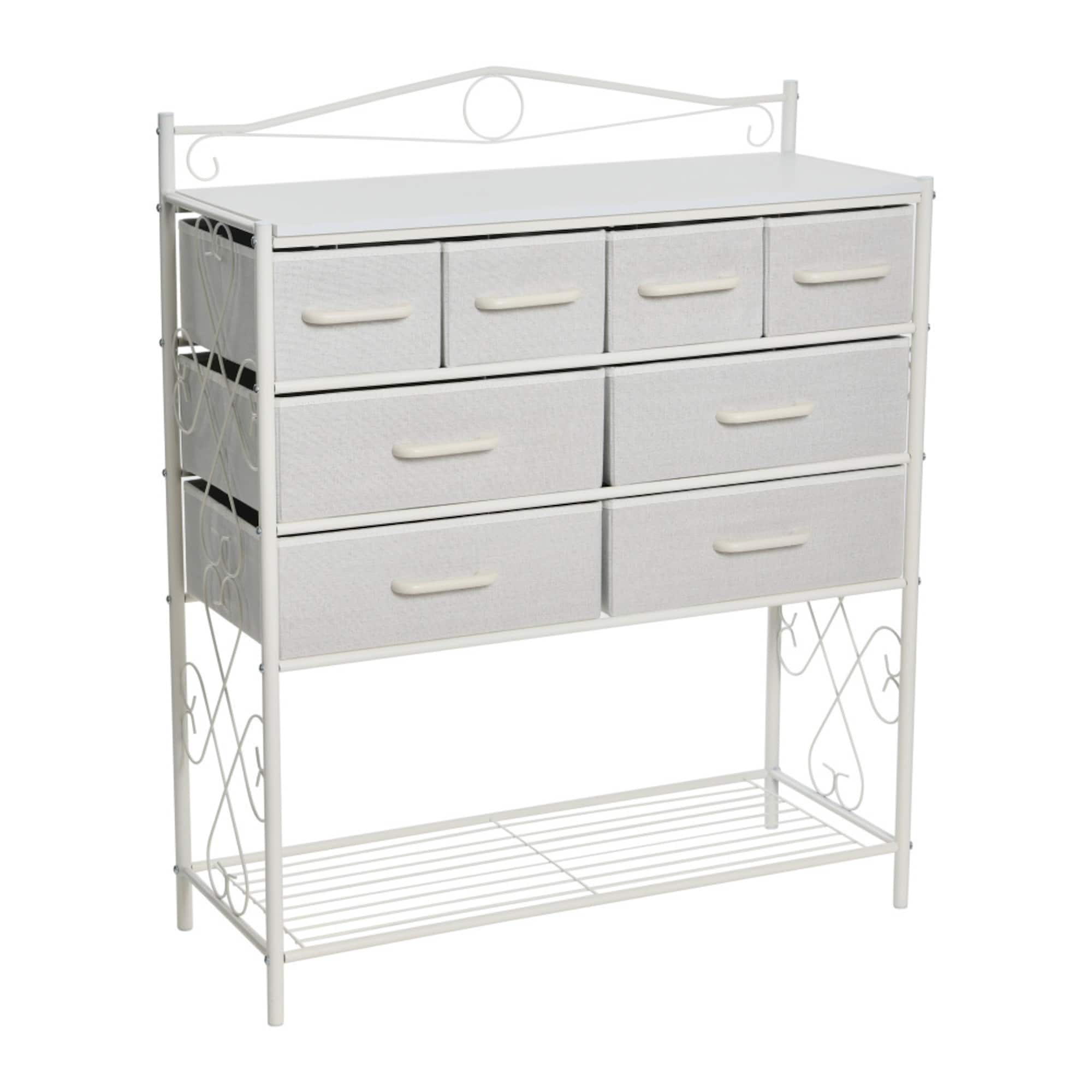 Household Essentials Victoria 8-Drawer Dresser with Shelf